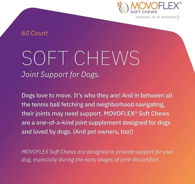 Virbac MOVOFLEX Soft Chews Joint Supplement for Small Breed Dogs 7 Virbac MOVOFLEX Soft Chews Joint Supplement for Small Breed Dogs - Image 5