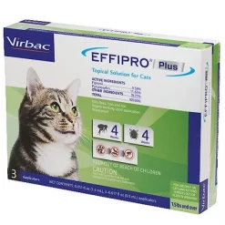 Virbac EFFIPRO Flea & Tick Spot Treatment for Cats, over 1.5 lbs