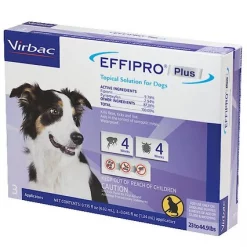 Virbac EFFIPRO Flea & Tick Spot Treatment for Dogs, 23-44.9 lbs