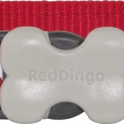 Red Dingo Ziggy Nylon Reflective Dog Collar