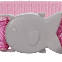 Red Dingo Breezy Love Nylon Breakaway Cat Collar with Bell