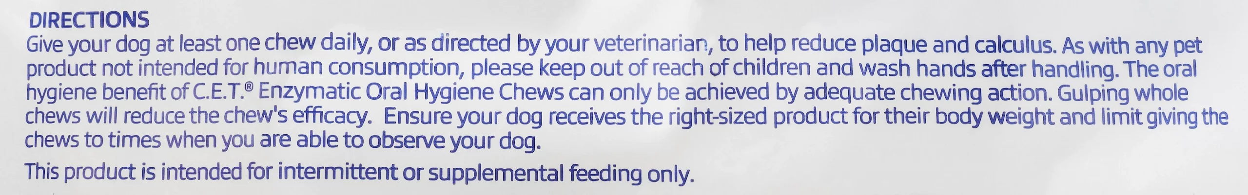Virbac C.E.T. Enzymatic Dental Chews for Large Dogs, over 50 lbs 8 Virbac C.E.T. Enzymatic Dental Chews for Large Dogs, over 50 lbs - Image 6