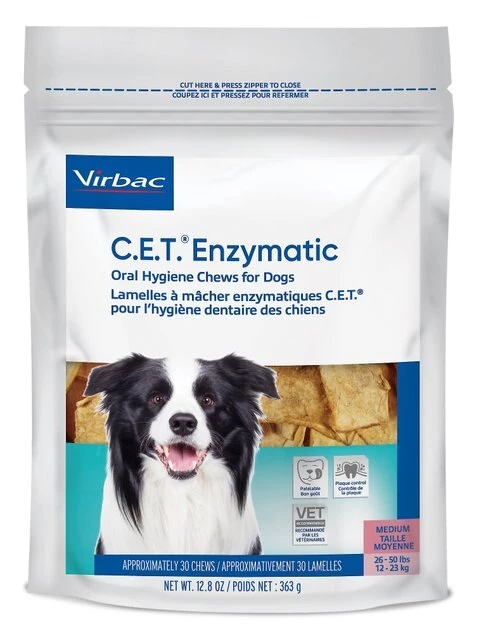 Virbac C.E.T. Enzymatic Dental Chews for Medium Dogs, 26-50 lbs 11 Virbac C.E.T. Enzymatic Dental Chews for Medium Dogs, 26-50 lbs - Image 9