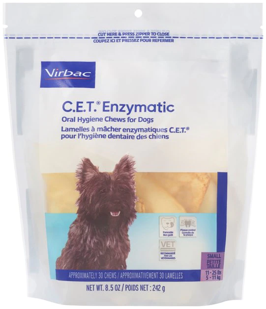 Virbac C.E.T. Enzymatic Dental Chews for Small Dogs, 11-25 lbs 3 Virbac C.E.T. Enzymatic Dental Chews for Small Dogs, 11-25 lbs