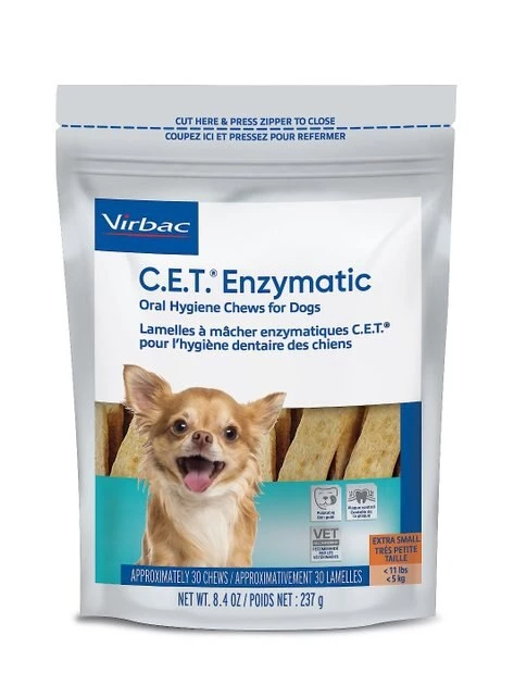 Virbac C.E.T. Enzymatic Dental Chews for X-Small Dogs, under 11 lbs 11 Virbac C.E.T. Enzymatic Dental Chews for X-Small Dogs, under 11 lbs - Image 9