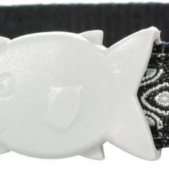 Red Dingo Snake Eyes Nylon Breakaway Cat Collar with Bell