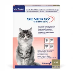 Senergy Topical Solution for Cats,15.1-22 lbs, (Taupe Box)