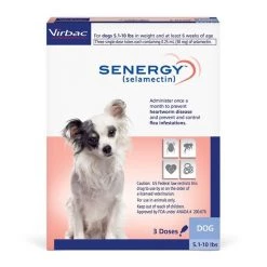 Senergy Topical Solution for Dogs, 5.1-10 lbs, (Lavender Box)