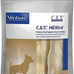 Virbac C.E.T. HEXtra Dental Chews for Petite Dogs, under 11 lbs