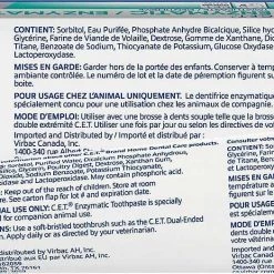 Virbac C.E.T. Enzymatic Dog & Cat Poultry Flavor Toothpaste, 70 gram & Virbac C.E.T. Pet Toothbrush, Color Varies 10 Virbac C.E.T. Enzymatic Dog & Cat Poultry Flavor Toothpaste, 70 gram & Virbac C.E.T. Pet Toothbrush, Color Varies -Red Dingo Sales Store 255951 PT2. SY630 V1639530981