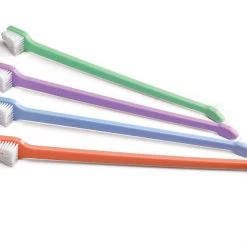 Virbac C.E.T. Enzymatic Dog & Cat Poultry Flavor Toothpaste, 70 gram & Virbac C.E.T. Dual Ended Dog & Cat Toothbrush, Color Varies -Red Dingo Sales Store 255953 PT6. SY630 V1639536696