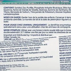 Virbac C.E.T. Enzymatic Dog & Cat Poultry Flavor Toothpaste, 70 gram & Virbac C.E.T. Tartar Control Seafood Flavor Dog & Cat Toothpaste, 70 gram 13 Virbac C.E.T. Enzymatic Dog & Cat Poultry Flavor Toothpaste, 70 gram & Virbac C.E.T. Tartar Control Seafood Flavor Dog & Cat Toothpaste, 70 gram -Red Dingo Sales Store 255957 PT2. SY630 V1644979397