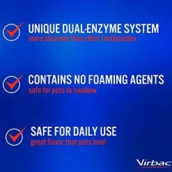 Virbac C.E.T. Enzymatic Dog & Cat Poultry Flavor Toothpaste, 70 gram & Virbac C.E.T. Tartar Control Seafood Flavor Dog & Cat Toothpaste, 70 gram 18 Virbac C.E.T. Enzymatic Dog & Cat Poultry Flavor Toothpaste, 70 gram & Virbac C.E.T. Tartar Control Seafood Flavor Dog & Cat Toothpaste, 70 gram -Red Dingo Sales Store 255957 PT7. SY630 V1644967949