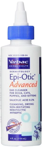 Virbac Epi-Otic Advanced Ear Cleaner for Dogs & Cats, 4-oz bottle & Virbac C.E.T. Enzymatic Dog & Cat Poultry Flavor Toothpaste, 70 gram 4 Virbac Epi-Otic Advanced Ear Cleaner for Dogs & Cats, 4-oz bottle & Virbac C.E.T. Enzymatic Dog & Cat Poultry Flavor Toothpaste, 70 gram - Image 2