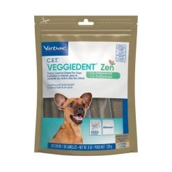 Virbac C.E.T. VeggieDent Zen Dental Chews for X-Small Dogs, under 11 lbs