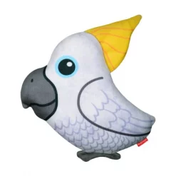 Red Dingo DURABLES Craig the Cockatoo Squeaky Soft Dog Toy