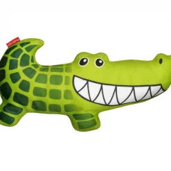 Red Dingo DURABLES Kyle the Crocodile Squeaky Soft Dog Toy