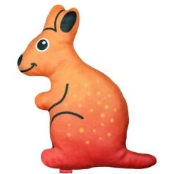 Red Dingo DURABLES Kath the Kangaroo Squeaky Soft Dog Toy