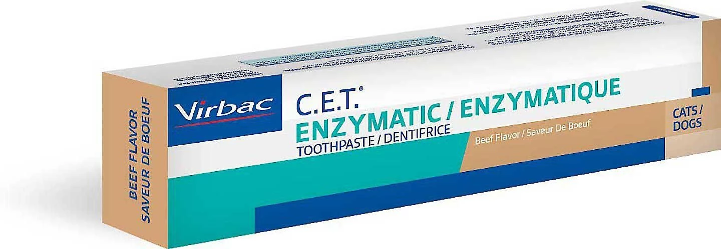Virbac C.E.T. Enzymatic Beef Flavor Dog & Cat Toothpaste 4 Virbac C.E.T. Enzymatic Beef Flavor Dog & Cat Toothpaste - Image 2