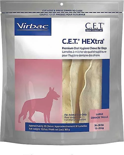 Virbac C.E.T. HEXtra Premium Dental Chews + Enzymatic Poultry Flavor Toothpaste for Dogs 4 Virbac C.E.T. HEXtra Premium Dental Chews + Enzymatic Poultry Flavor Toothpaste for Dogs - Image 2