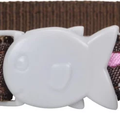 Red Dingo Spots Nylon Breakaway Cat Collar with Bell