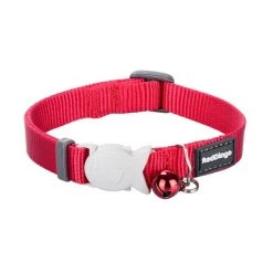 Red Dingo Classic Nylon Breakaway Cat Collar with Bell -Red Dingo Sales Store 57584 PT2. SY630 V1627690597