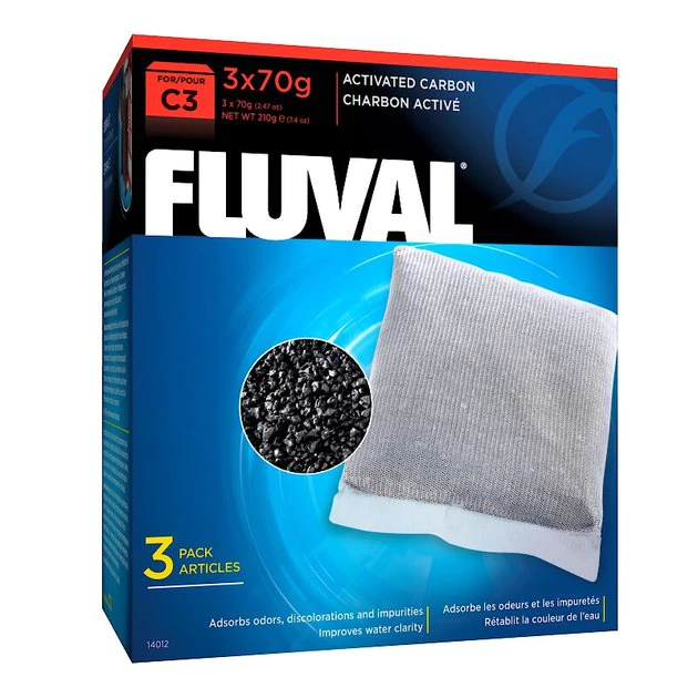 Fluval C3 Activated Carbon Filter Media 3 Fluval C3 Activated Carbon Filter Media