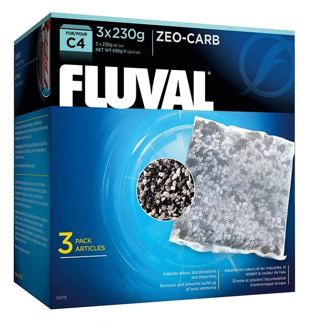 Fluval C4 Zeo-Carb Filter Media 3 Fluval C4 Zeo-Carb Filter Media