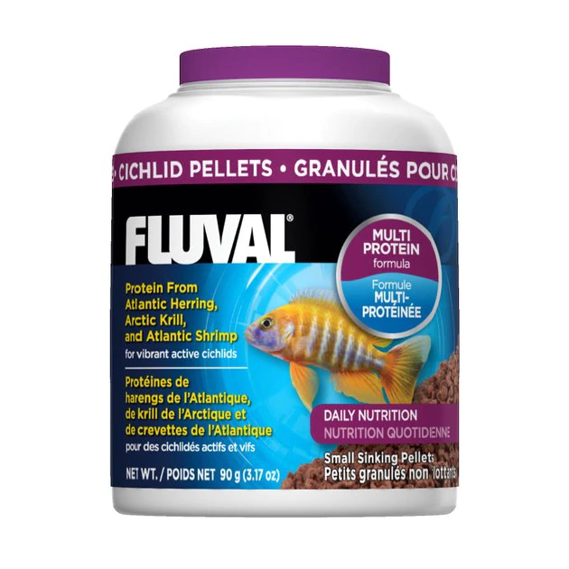 Fluval Multi Protein Formula Cichlid Pellets Fish Food 3 Fluval Multi Protein Formula Cichlid Pellets Fish Food